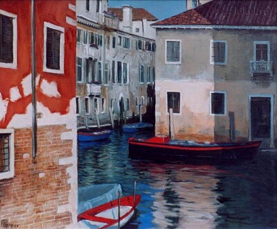Красная стена. Венеция